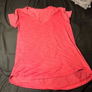 Women's V-Neck pink Top